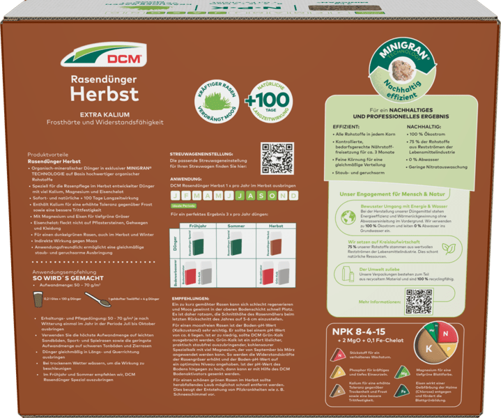 Cuxin Rasendünger Herbst 3kg