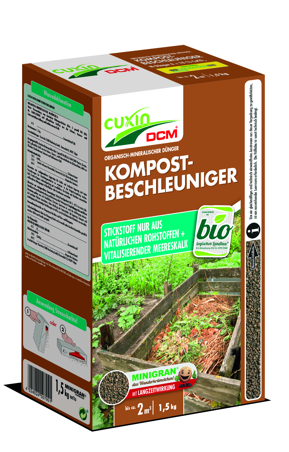 Cuxin DCM Bio Kompostbeschleuniger 1,5 kg