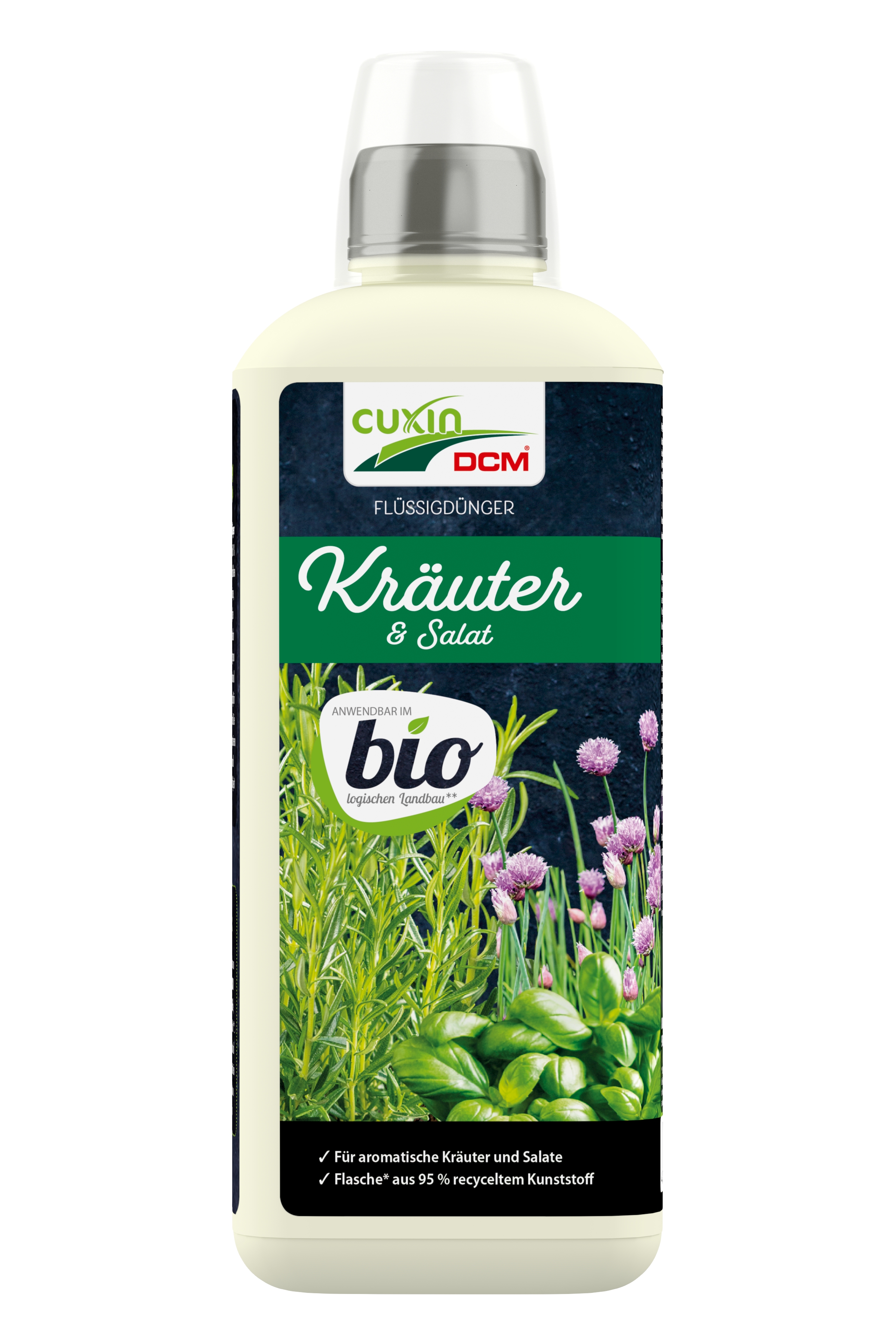 Cuxin DCM Bio Flüssigdünger Kräuter und Salat 0,8 l