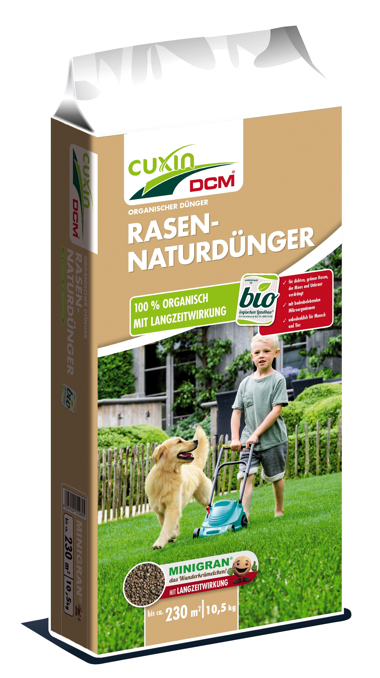 Cuxin DCM Bio Rasen-Naturdünger 10,5 kg