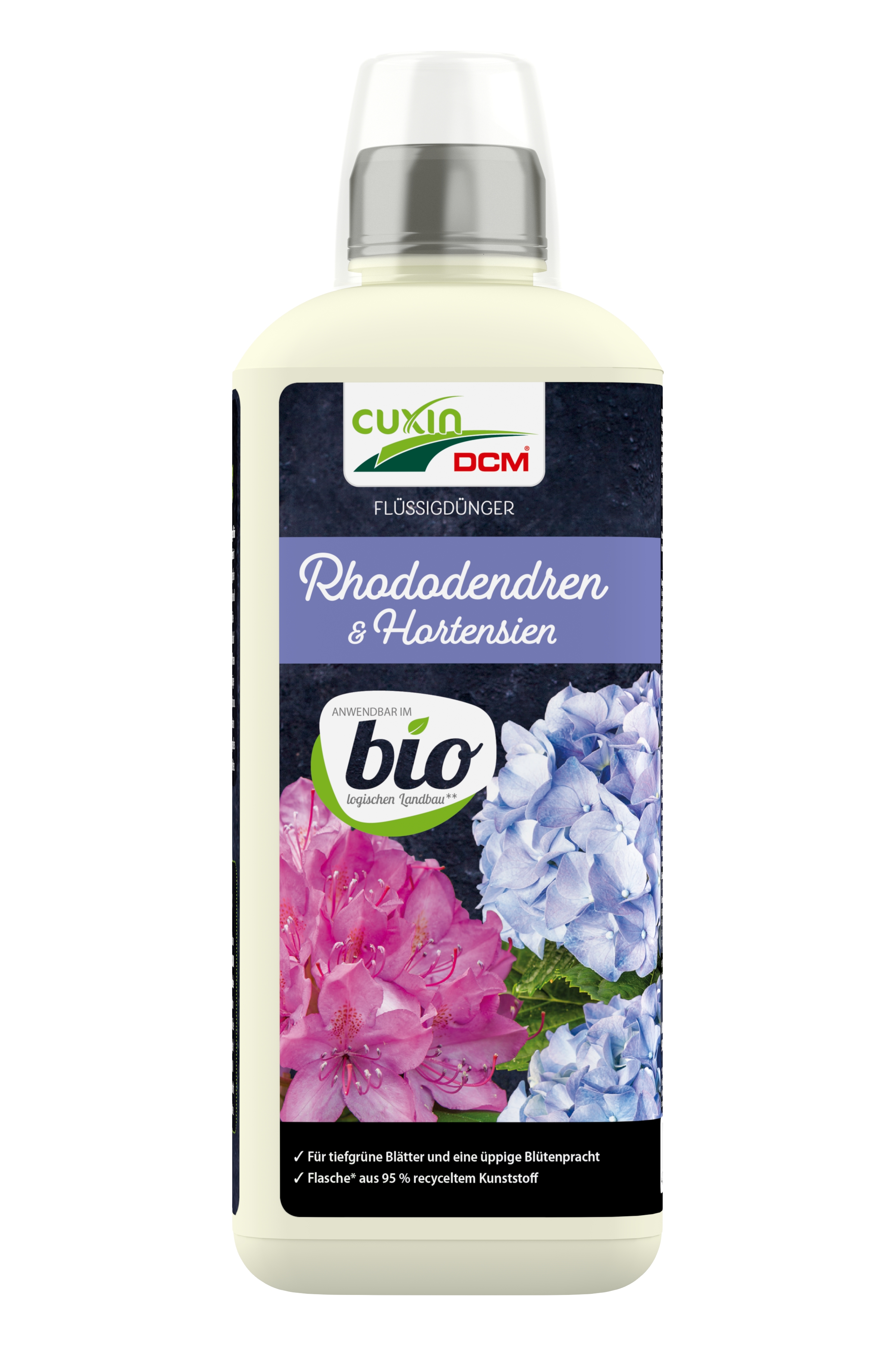 Cuxin DCM Bio Flüssigdünger Rhododendren & Hortensien 0,8 l