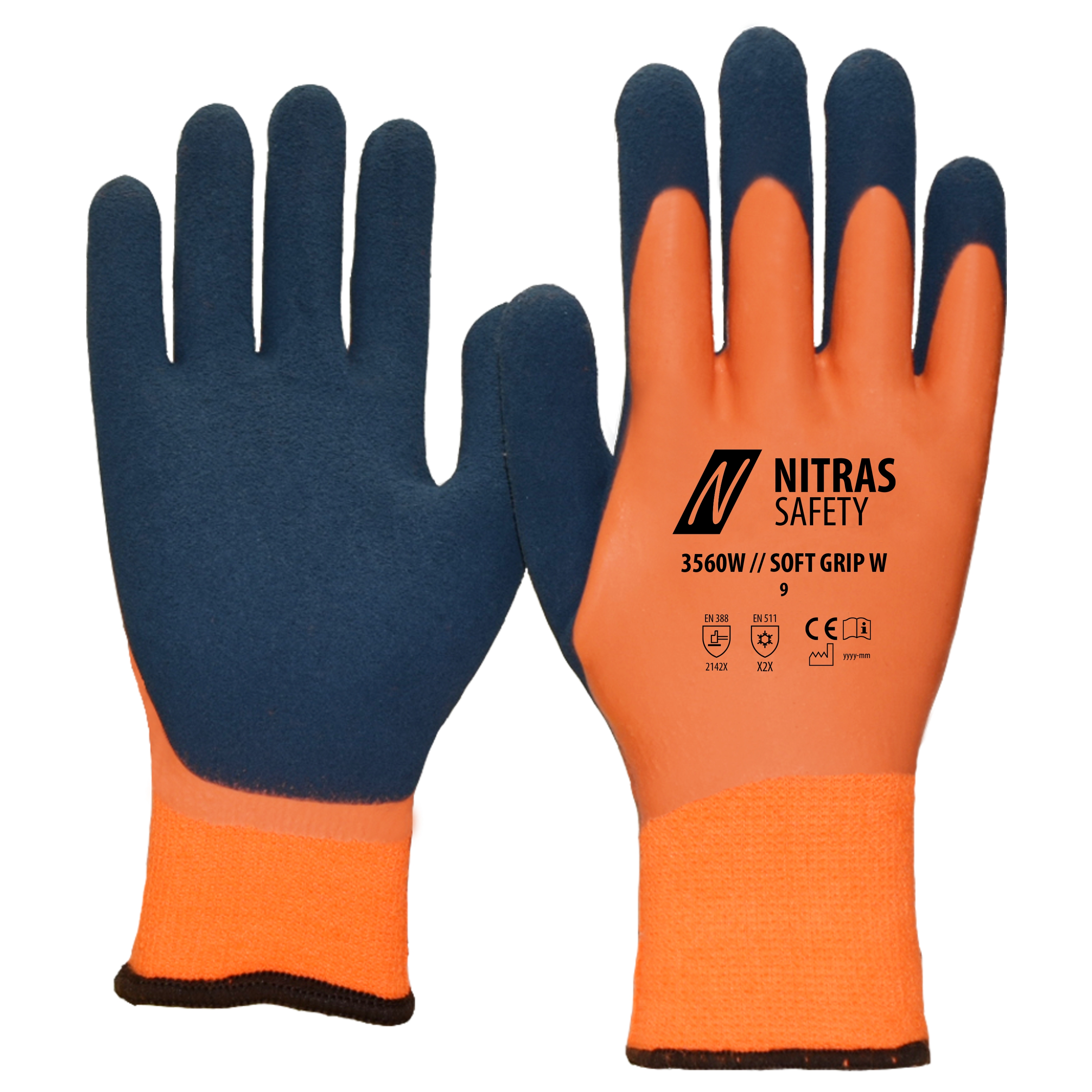 NITRAS SOFTGRIP W Gr 10, 3560W Winterhandschuhe